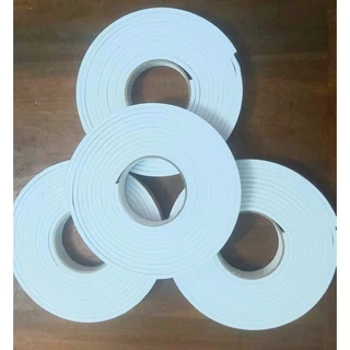 Băng keo xốp 1 mặt mầu trắng dầy 5mm x2cm x5m