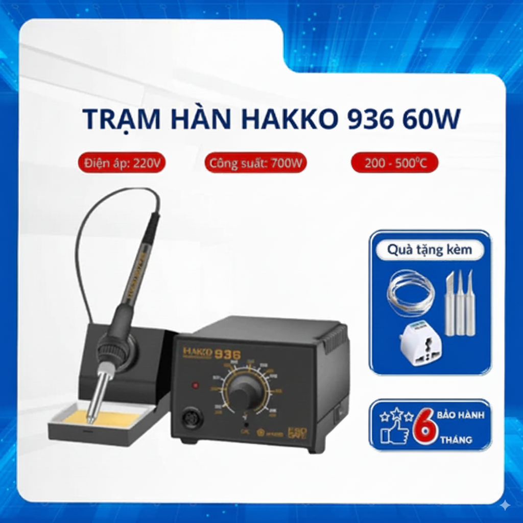Trạm hàn HAKKO máy hàn hakko 936